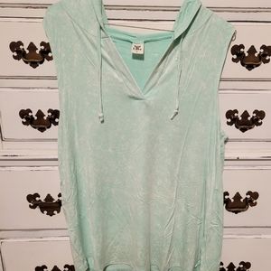 Mineral washed hooded tank
